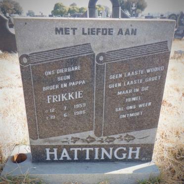 HATTINGH Frikkie 1959-1986