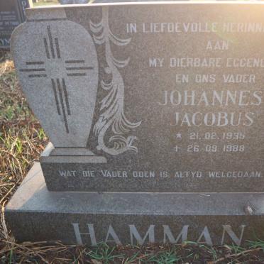 HAMMAN Johannes Jacobus 1935-1988
