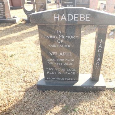 HADEBE Velaphi 1906-1998