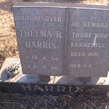 HARRIS Thelma R. 1934-1986