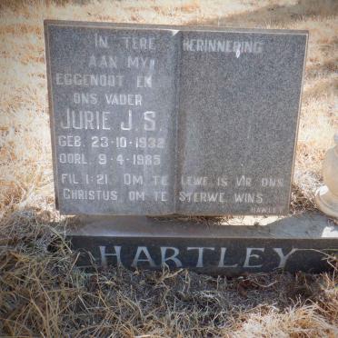 HARTLEY Jurie J.S. 1932-1985