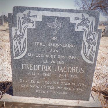 HARDING Frederik Jacobus 1946-1992