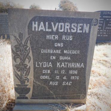 HALVORSEN Lydia Kathrina 1896-1976