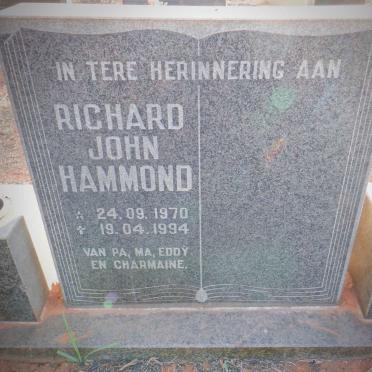 HAMMOND Richard John 1970-1994