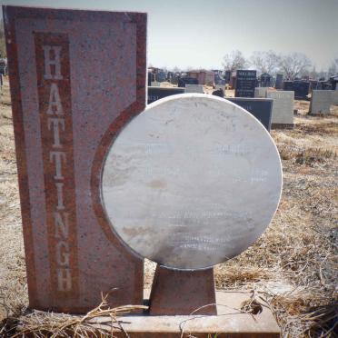 HATTINGH Danie 1948-2000 &amp; Vicky 1941-