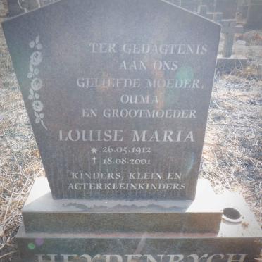 HEYDENRYCH Louise Maria 1912-2001