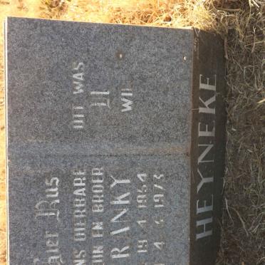 HEYNEKE Franky 1954-1973