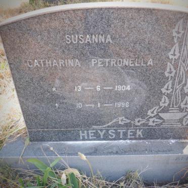 HEYSTEK Susanna Catharina Petronella 1904-1996