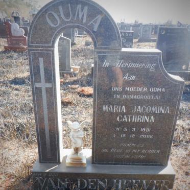 HEEVER Maria Jacomina Cathrina, van den 1931-2002