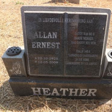HEATHER Allan Ernest 1925-2009