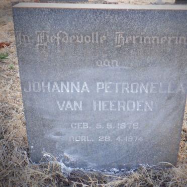 HEERDEN Johanna Petronella, van 1878-1974