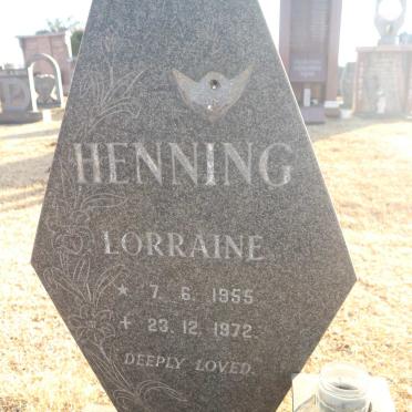 HENNING Lorraine 1955-1972