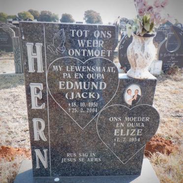 HERN Edmund 1951-2004 &amp; Elize 1954-