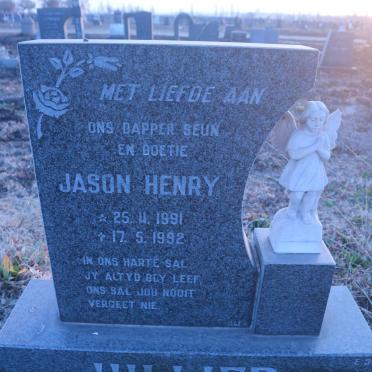 HILLIER Jason Henry 1991-1992