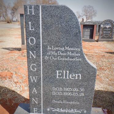 HLONGWANE Ellen 1905-1996