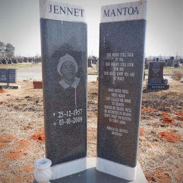 HLALELE Jennet Mantoa 1957-2009