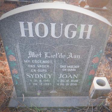 HOUGH Sydney 1941-1997 &amp; Joan 1948-2016
