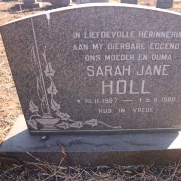 HOLL Sarah Jane 1907-1988