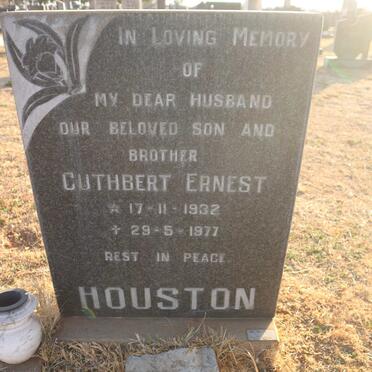 HOUSTON Cuthbert Ernest 1932-1977