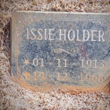 HOLDER Issie 1913-1968