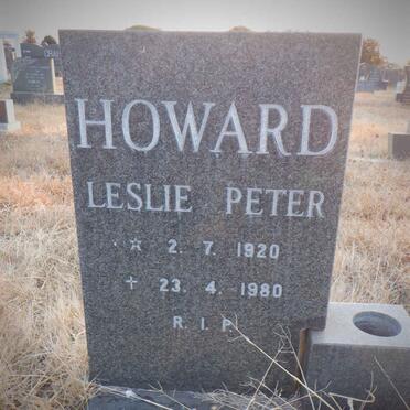 HOWARD Leslie Peter 1920-1980