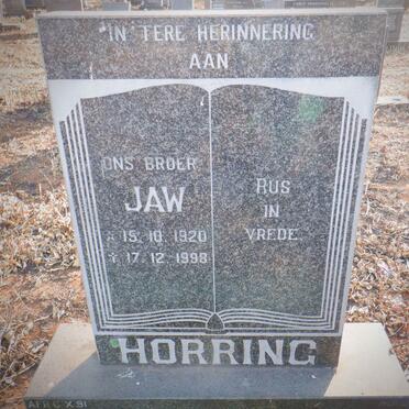 HORRING Jaw 1920-1998