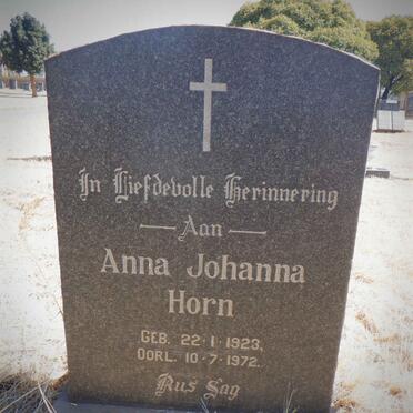 HORN Anna Johanna 1923-1972