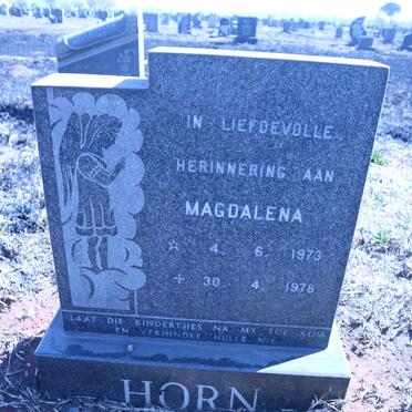 HORN Magdalena 1973-1978