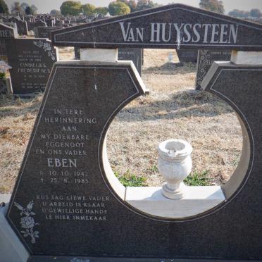HUYSSTEEN Eben, van 1942-1985