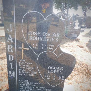 JARDIM Oscar Lopes 1946-2006 :: JARDIM Jose Oscar Rodrigues 1966-1997