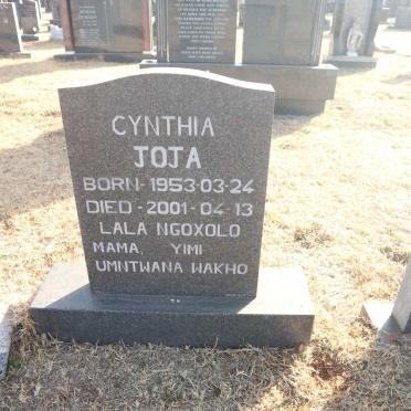 JOJA Cynthia 1953-2001