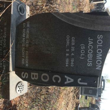 JACOBS Solomon Jacobus 1940-1994