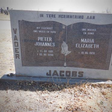 JACOBS Pieter Johannes 1921-1990 &amp; Maria Elizabeth 1920-