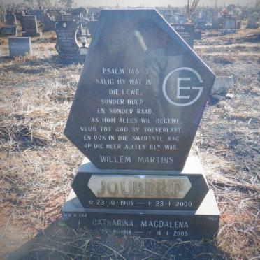 JOUBERT Willem Martins 1909-2000 &amp; Catharina Magdalena 1914-2005
