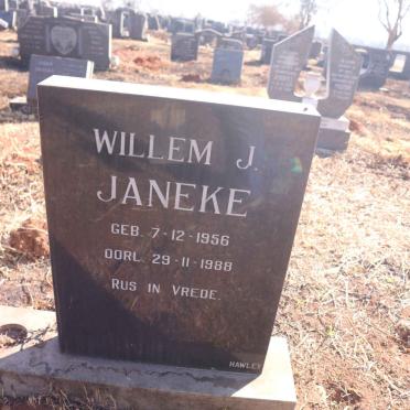 JANEKE Willem J. 1956-1988