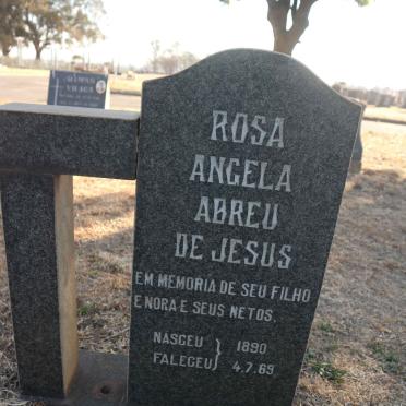 JESUS Rosa Angela, ABREU DE 1890-1969