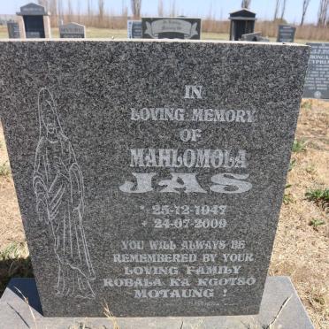 JAS Mahlomola 1947-2009