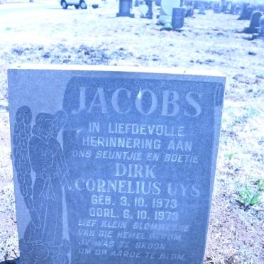 JACOBS Dirk Cornelius Uys 1973-1973