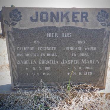 JONKER Jasper Martin 1905-1985 &amp; Isabella Cornelia 1911-1978