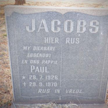 JACOBS Paul 1926-1970