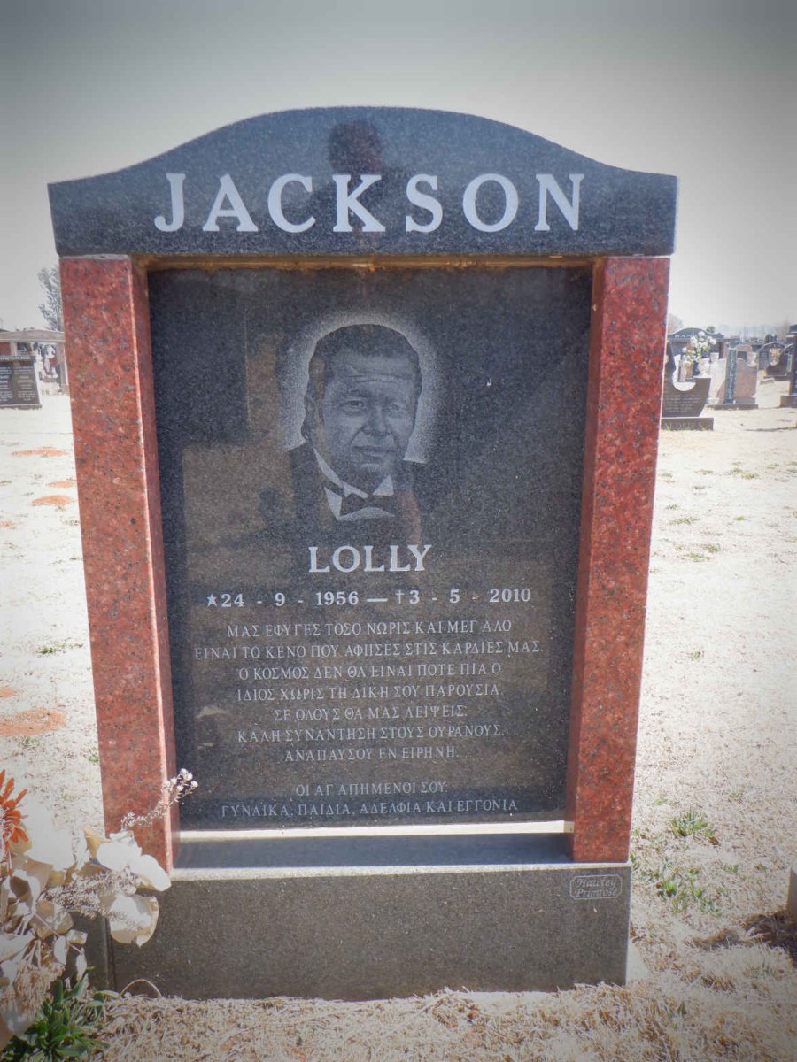 JACKSON Lolly 1956-2010