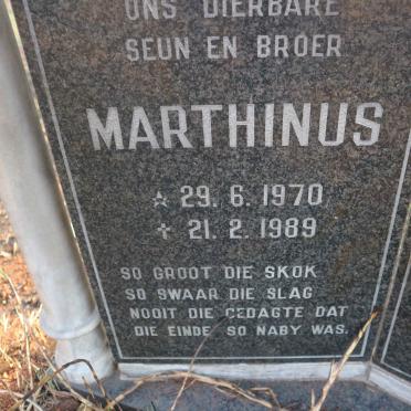 JOUBERT Marthinus 1970-1989