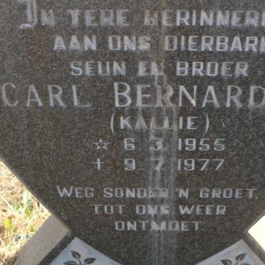 JOUBERT Carl Bernardus 1955-1977