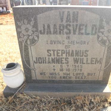 JAARSVELD Stephanus Johannes Willem, van 1945-1978
