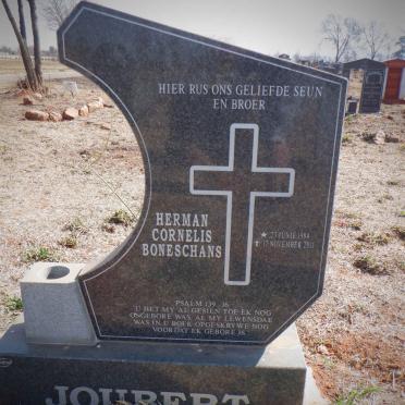 JOUBERT Herman Cornelis Boneschans 1984-2011
