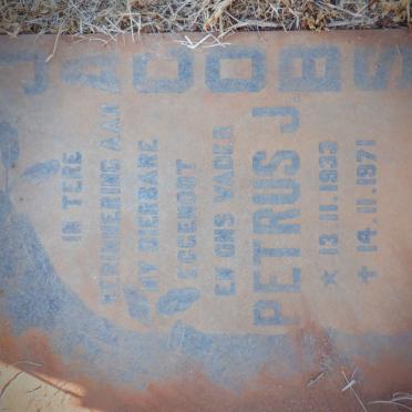 JACOBS Petrus J. 1933-1971