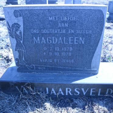 JAARSVELDT Magdaleen, van 1978-1978