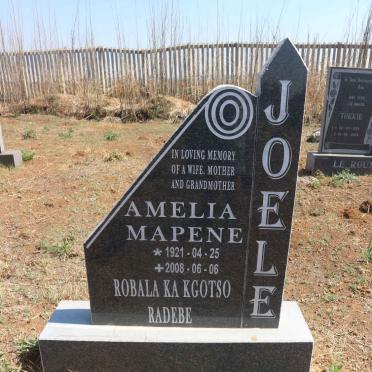 JOELE Amelia Mapene 1921-2008