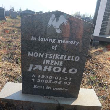 JAHOLO Nontsikelelo Irene 1930-2005 