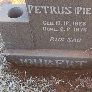 JOUBERT Petrus 1928-1976
